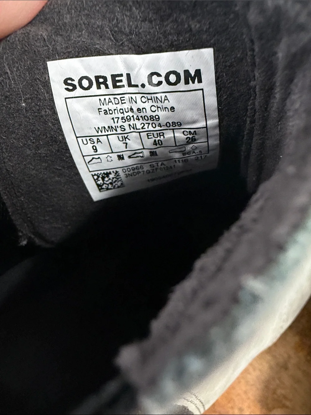Sorel stylish gray